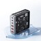Фото - Мережевий зарядний пристрій Essager Engine 85W GaN (3xUSB-A, 3xUSB-C) Black (EZC85W-SXB0G-Z) | click.ua