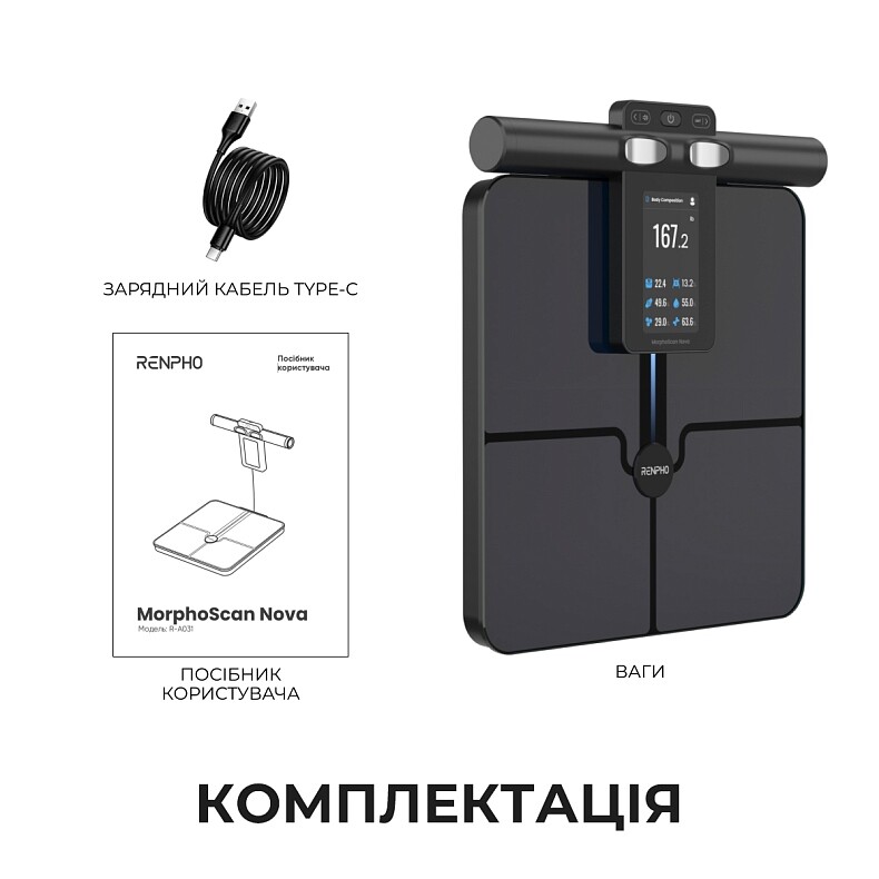 Весы напольные RENPHO MorphoScan Nova Body Composition Scale (R-MSC04)