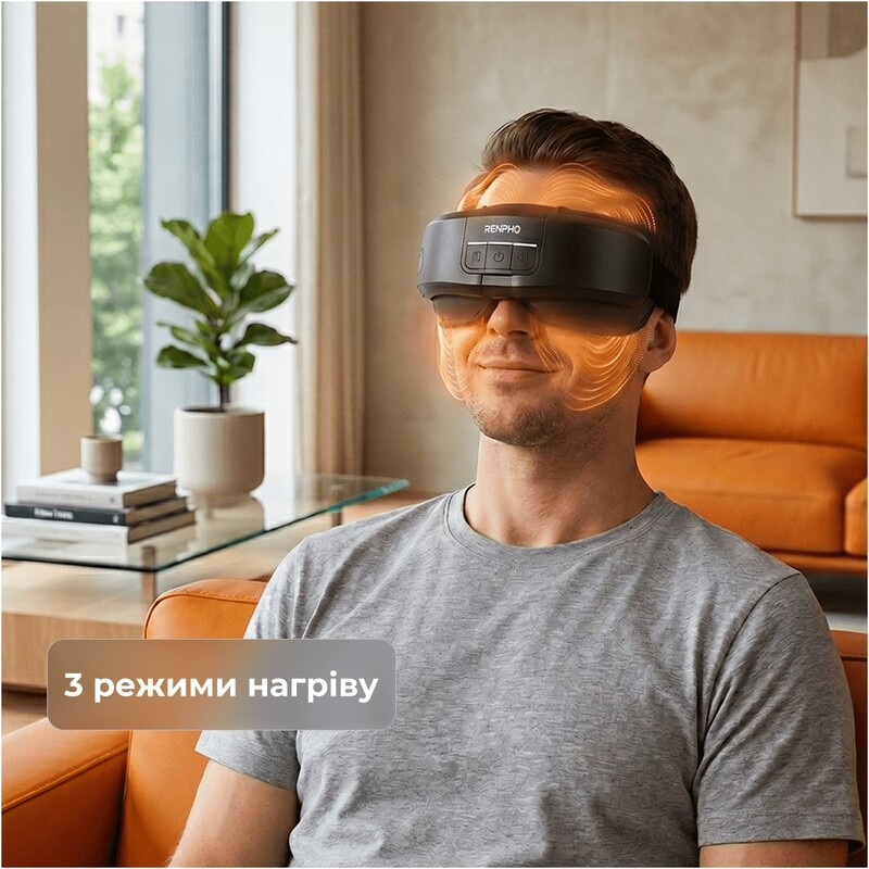 Массажер для очей RENPHO Eyeris Shift Eye Massager (R-G011-BK)