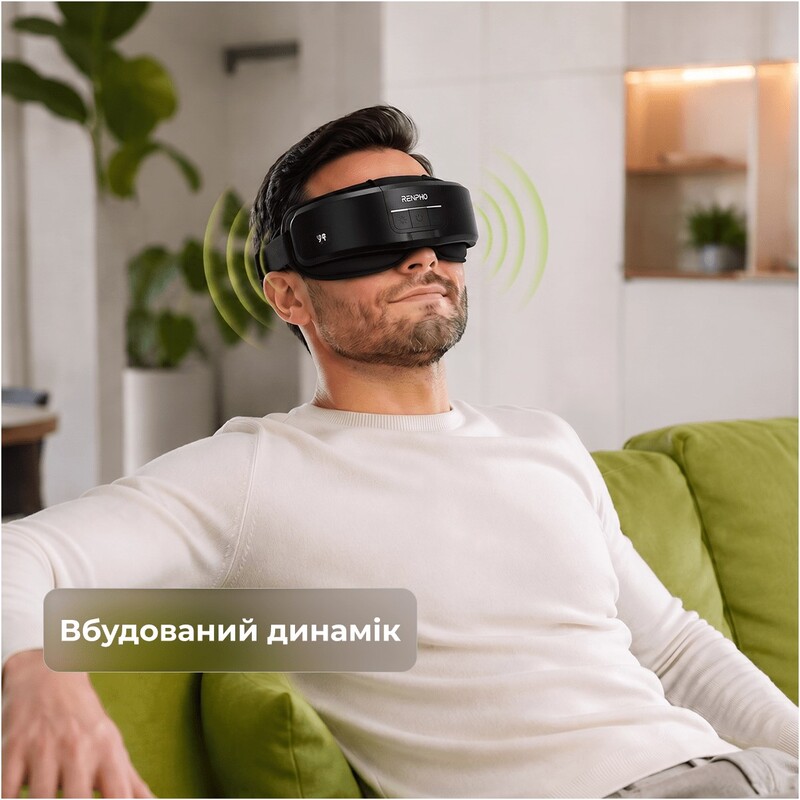 Массажер для очей RENPHO Eyeris Shift Eye Massager (R-G011-BK)