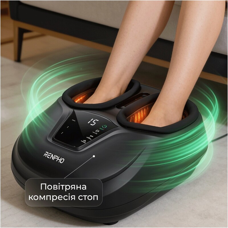 Массажер для ног RENPHO Shiatsu Compact Black (RP-FM058R-BK)