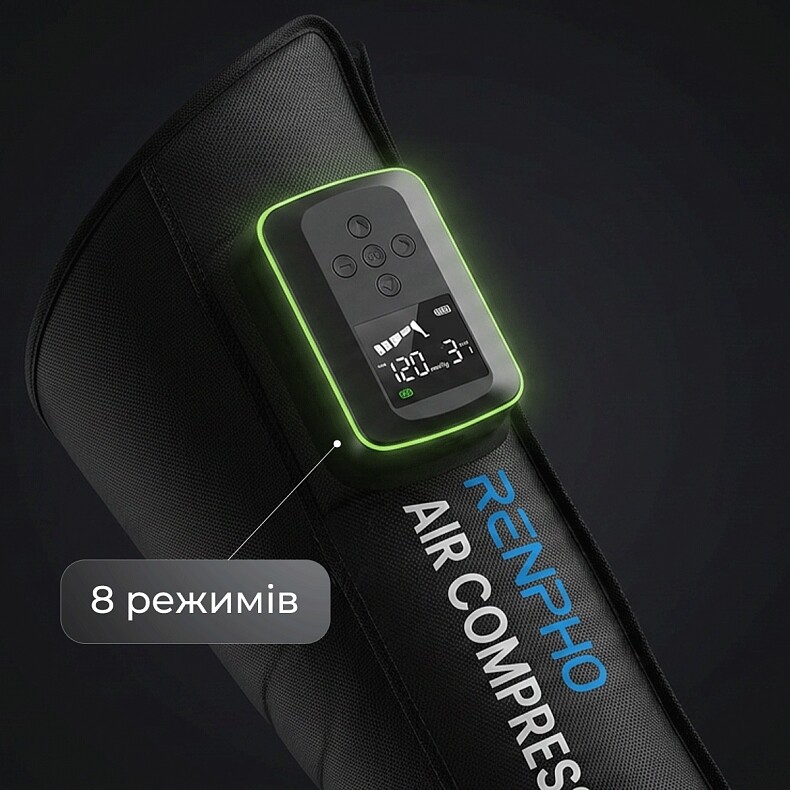 Компрессионный массажер для ног RENPHO Aeria boot Thermal (R-WML01-BK)