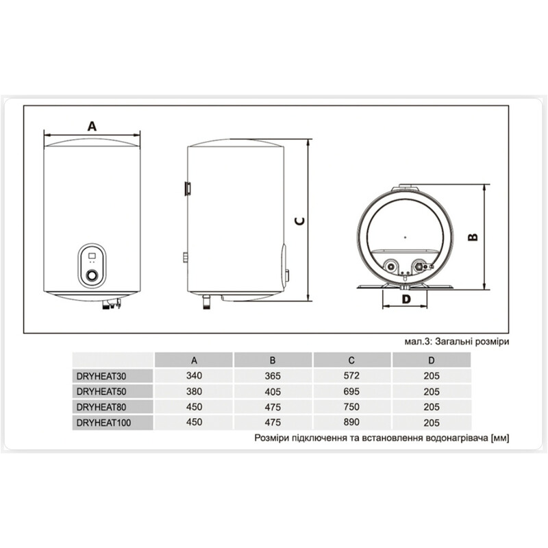 Водонагреватель Gorenje DryHeat 50 (747937)