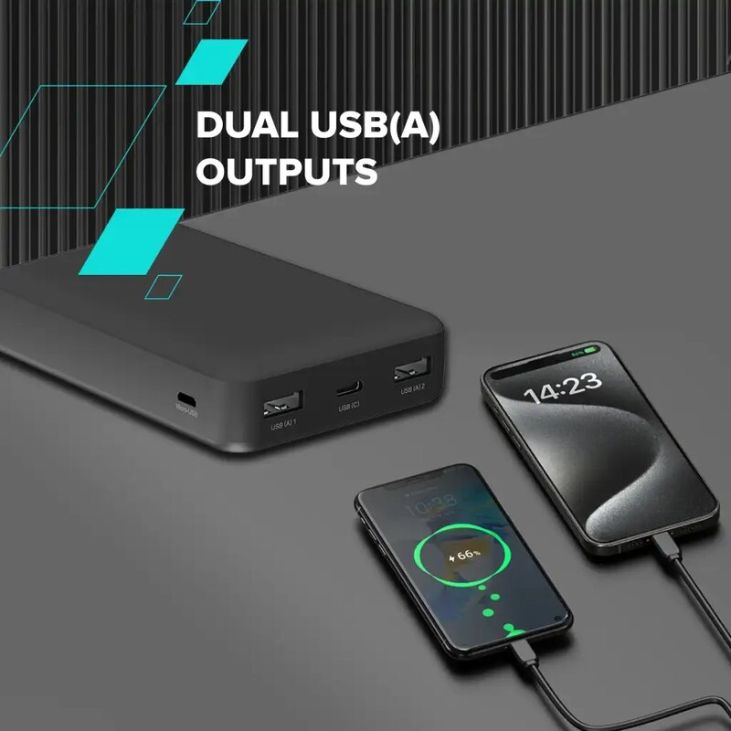 Універсальна мобільна батарея Canyon OnPower 200 20000mAh Black (CNS-CPB200B)