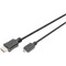 Фото - Кабель Assmann 4K HDMI Type D to Type A 2 м Black (DB-330109-020-S) | click.ua