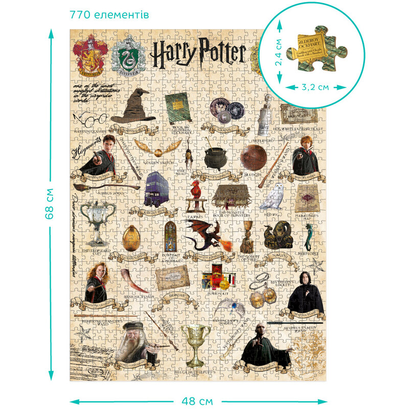 Пазл DoDo Harry Potter. Пособие для волшебников (200569)