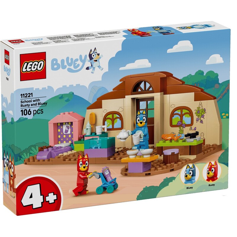 Конструктор LEGO Bluey Школа c Расти и Блуи (11221)
