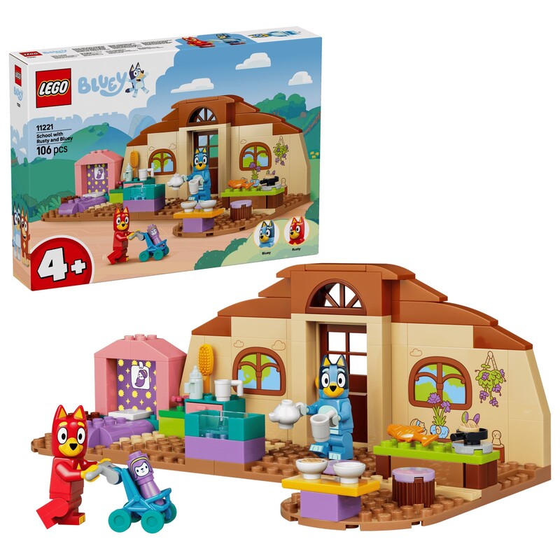 Конструктор LEGO Bluey Школа c Расти и Блуи (11221)
