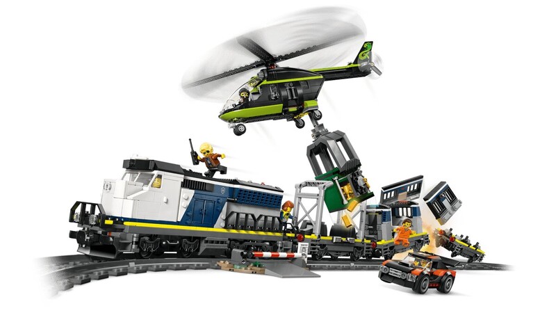 Конструктор LEGO City Ограбление полицейского поезда (60508)