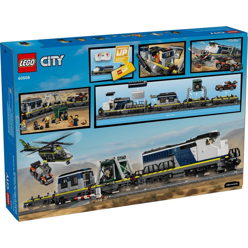 Конструктор LEGO City Ограбление полицейского поезда (60508)
