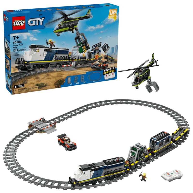 Конструктор LEGO City Ограбление полицейского поезда (60508)