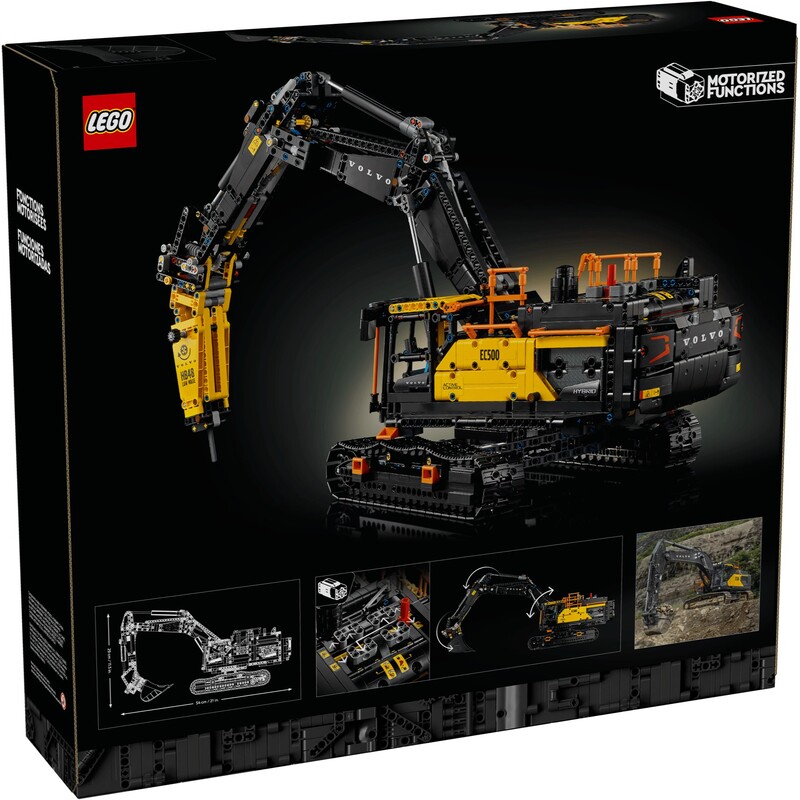 Конструктор LEGO Technic Экскаватор Volvo EC500 Hybrid (42215)