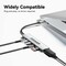 Фото - USB-хаб Essager QingHong 7 in 1 USB-C Hub (EHB07-QH0G-Z) | click.ua