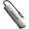 Фото - USB-хаб Essager QingHong 7 in 1 USB-C Hub (EHB07-QH0G-Z) | click.ua