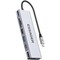 Фото - USB-хаб Essager 8 in 1 USB-C Hub with 10Gbps M.2 NVMe SSD Enclosure (EHB08-QK0G-Z) | click.ua