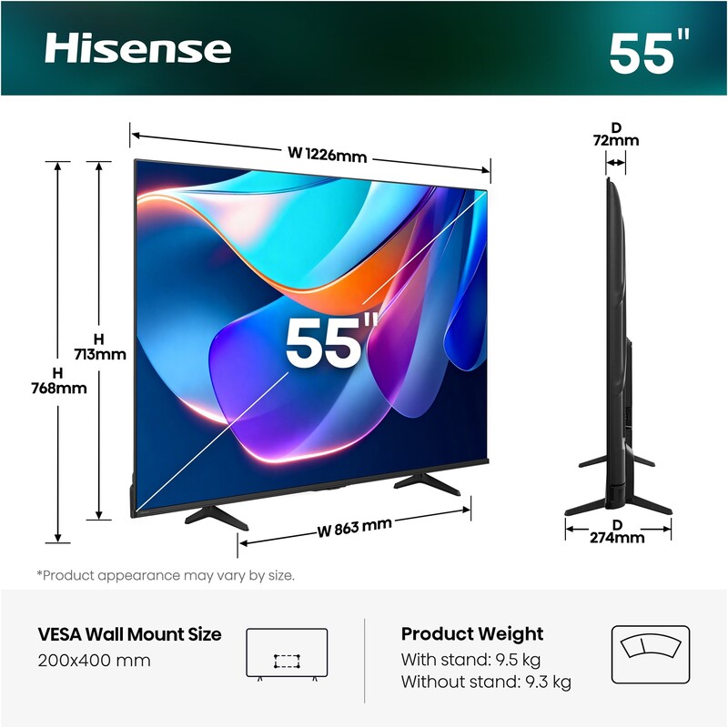 Телевізор Hisense 55A6S