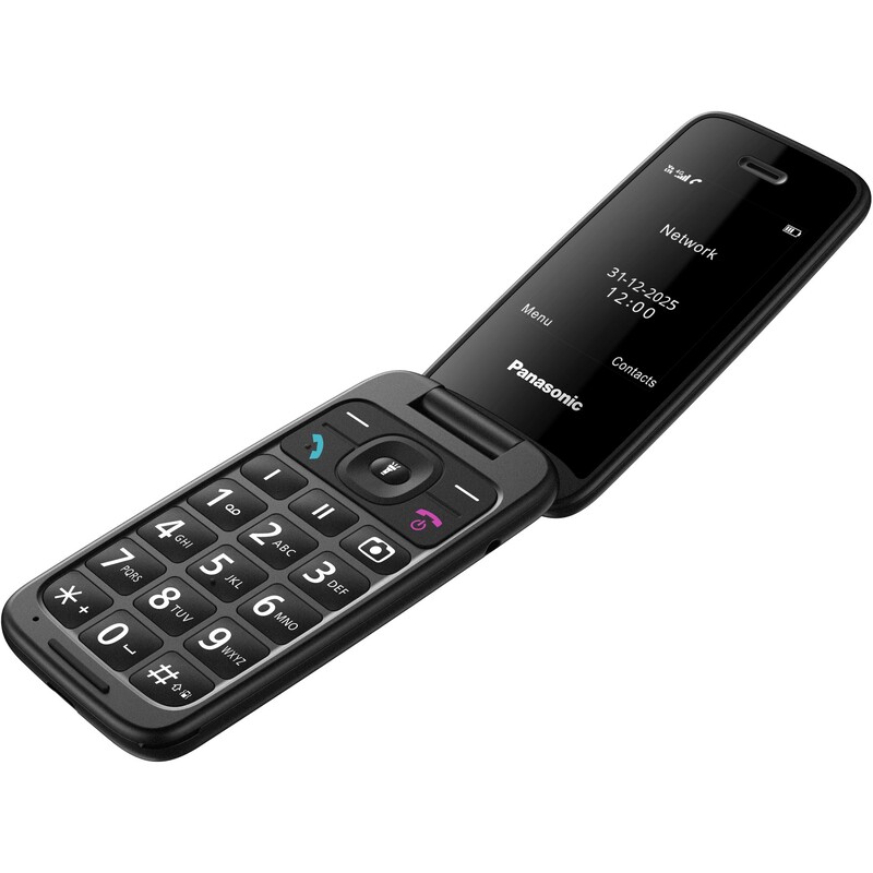 Мобильный телефон Panasonic KX-TU410 Black (KX-TU410EXB)