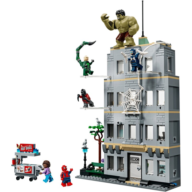 Конструктор LEGO Super Heroes Эпическая схватка Человека-Паука против Халка (76350)