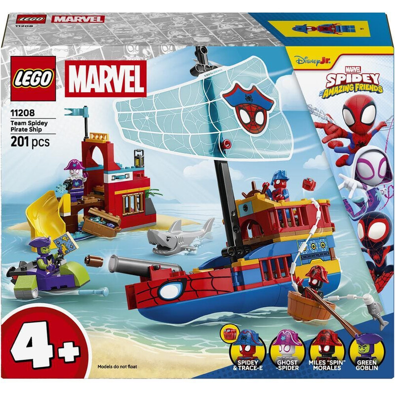 Конструктор LEGO Spidey Пиратский корабль команды Паука (11208)