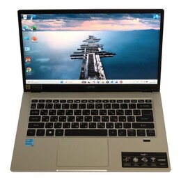 Ноутбук Acer Swift 1 SF114-34 / 14" FullHD IPS / Pentium Silver N6000 / 8GB / 256GB SSD / Win11Pro / Backlight / сканер відбитка - Б/в