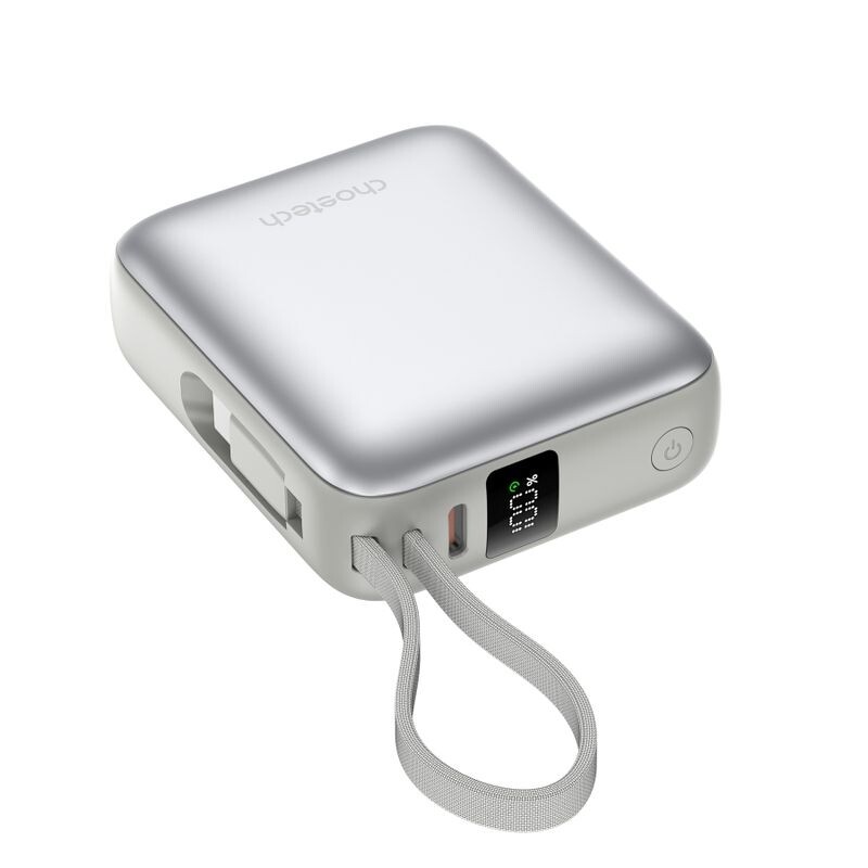 Універсальна мобільна батарея Choetech B832 10000mAh 35W Silver (B832-SL)