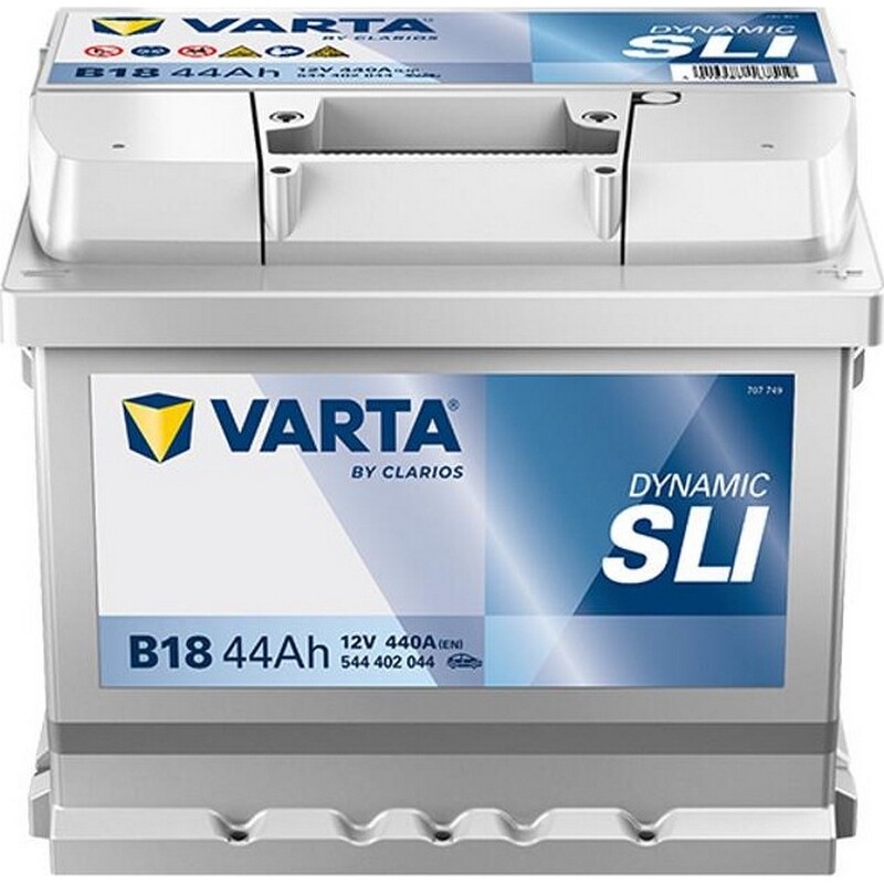 Аккумулятор автомобильный Varta Blue Dynamic SLA 44Ah 440А 12V R+ (544402044)