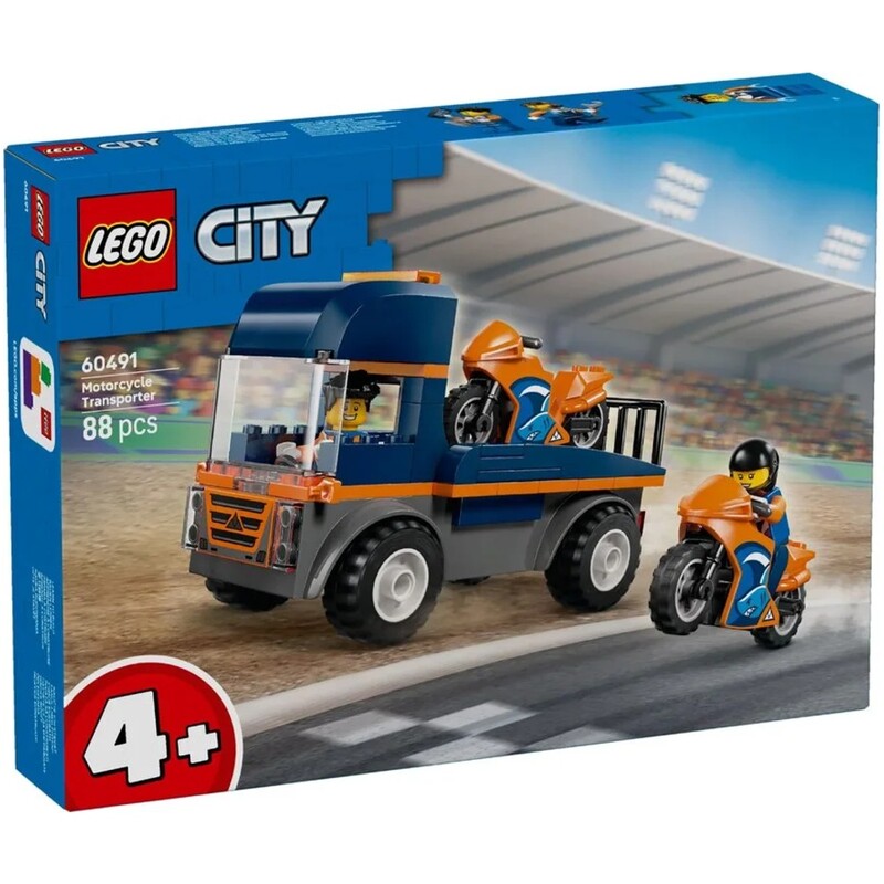 Конструктор LEGO City Транспортер мотоциклов (60491)