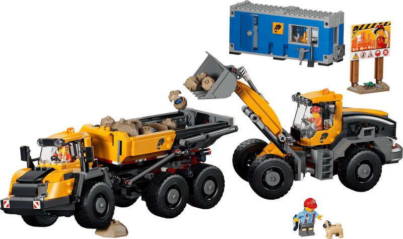 Конструктор LEGO City Самосвал и фронтальный ковшовой погрузчик (60494)