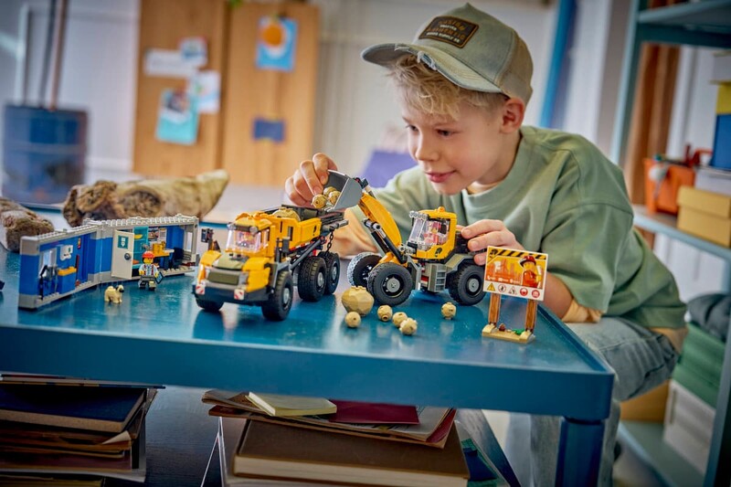 Конструктор LEGO City Самосвал и фронтальный ковшовой погрузчик (60494)