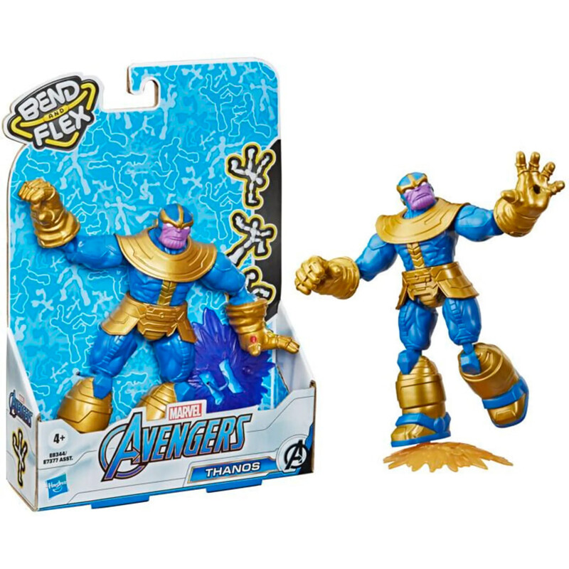 Колекційна фігурка Hasbro Avengers Bend and Flex Thanos (E7377_E8344)