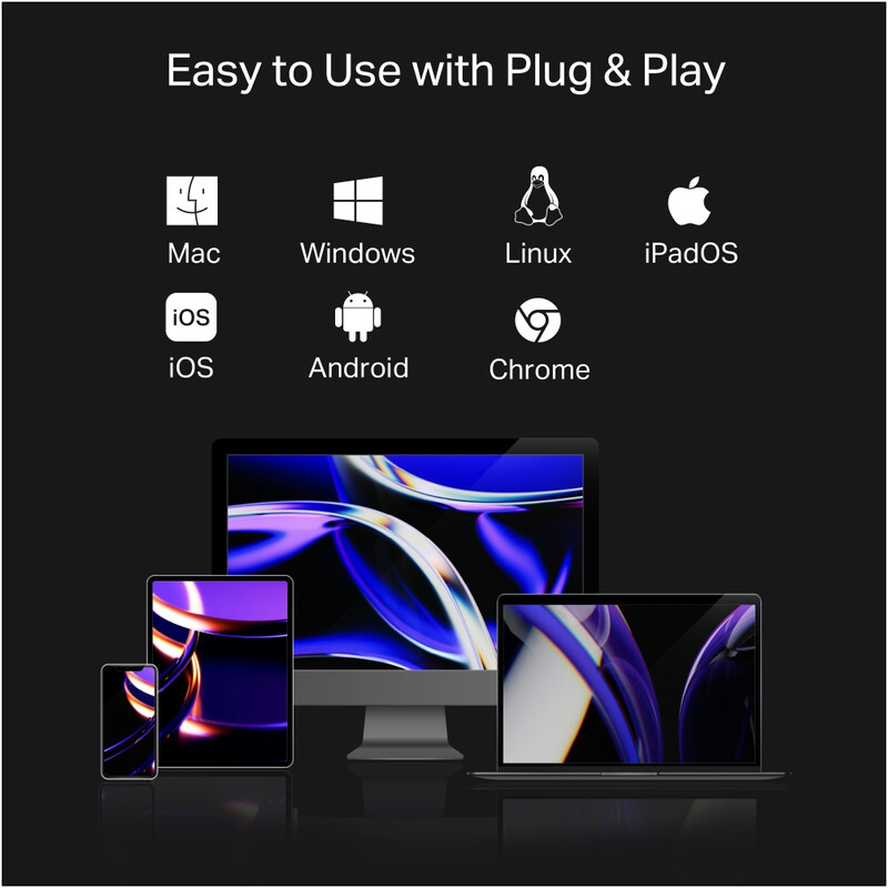 USB-хаб TP-Link USB-C 7-в-1 (UH7020C)