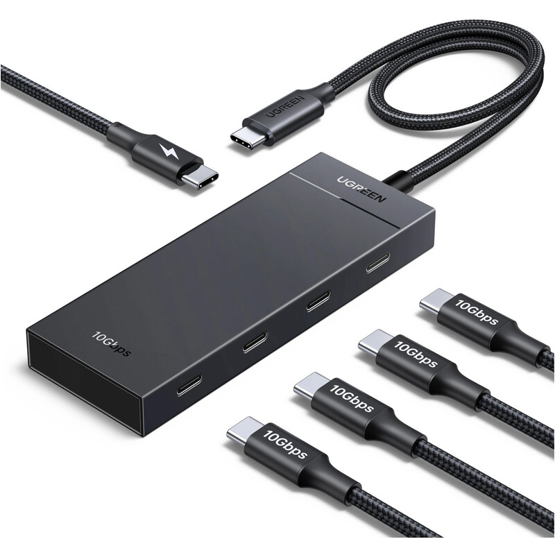 USB-хаб Ugreen CM806 USB Type-C - 4xUSB-C 3.2 Gen2 (55334)