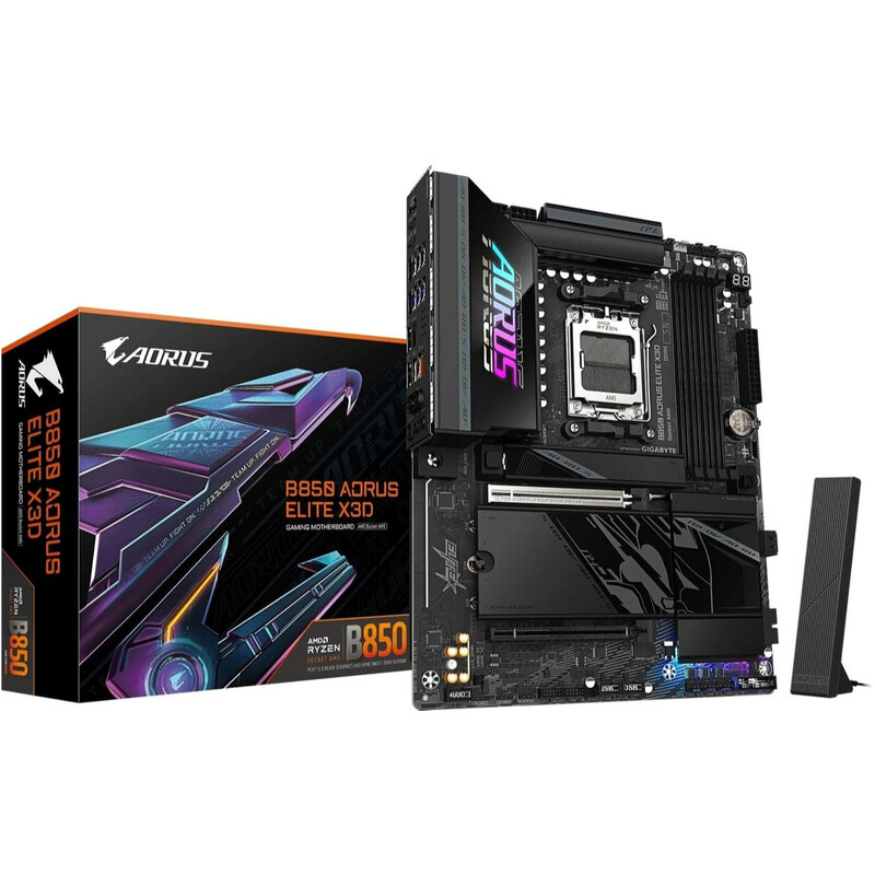Материнська плата Gigabyte B850 Aorus Elite X3D Socket AM5