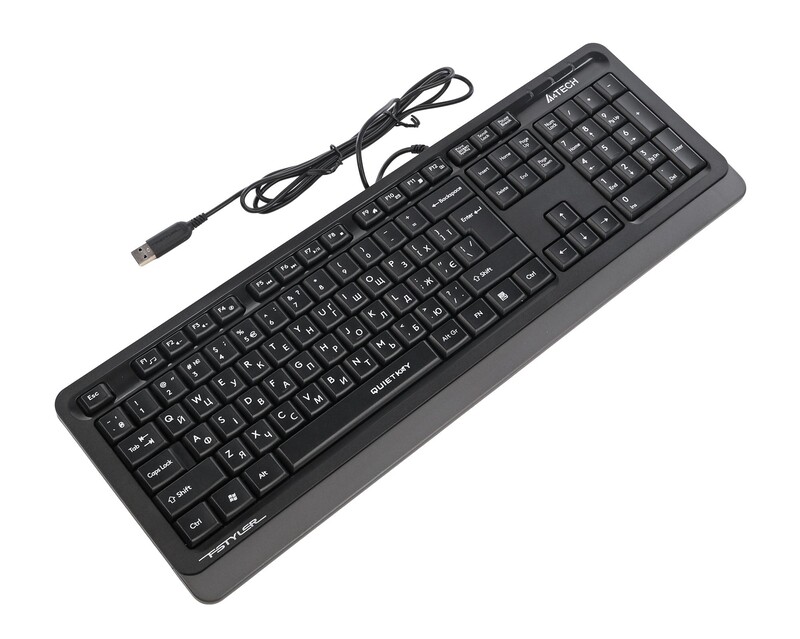 Клавіатура A4Tech FK10Q Grey
