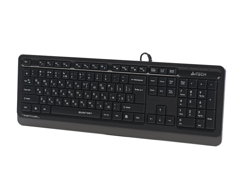 Клавіатура A4Tech FK10Q Grey