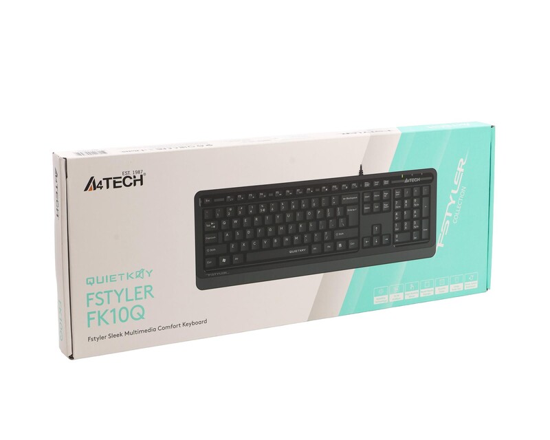 Клавіатура A4Tech FK10Q Grey