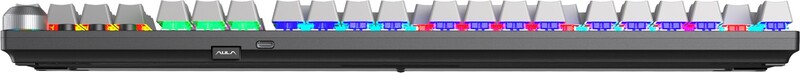 Клавіатура бездротова Aula F2088 AIR Wireless Keyboard Red Switch Black EN/UA (6978080503909)