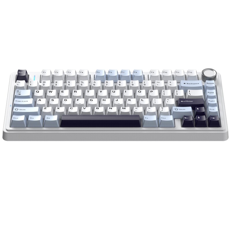 Клавіатура бездротова Aula F75 HE Wireless Keyboard Dragan King Magnetic Switch Black/White, EN/UA (6978080506993)