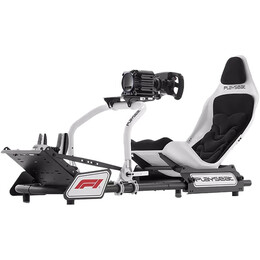 Кресло-кокпит с креплением для руля и педалей Playseat Formula Instinct - F1 Edition White/Black (FO.00334)