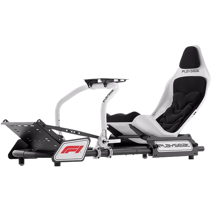 Крісло-кокпіт з кріпленням для керма та педалей Playseat Formula Instinct - F1 Edition White/Black (FO.00334)