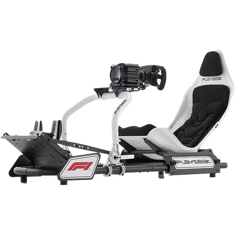 Крісло-кокпіт з кріпленням для керма та педалей Playseat Formula Instinct - F1 Edition White/Black (FO.00334)