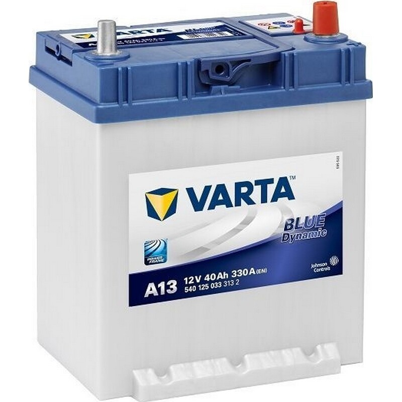 Акумулятор автомобільний Varta Blue Dynamic SLA 40Ah 330А 12V R+ (540125033)