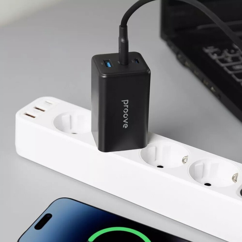 Сетевое зарядное устройство Proove Pocket GaN 65W Black (WCPG65121201)