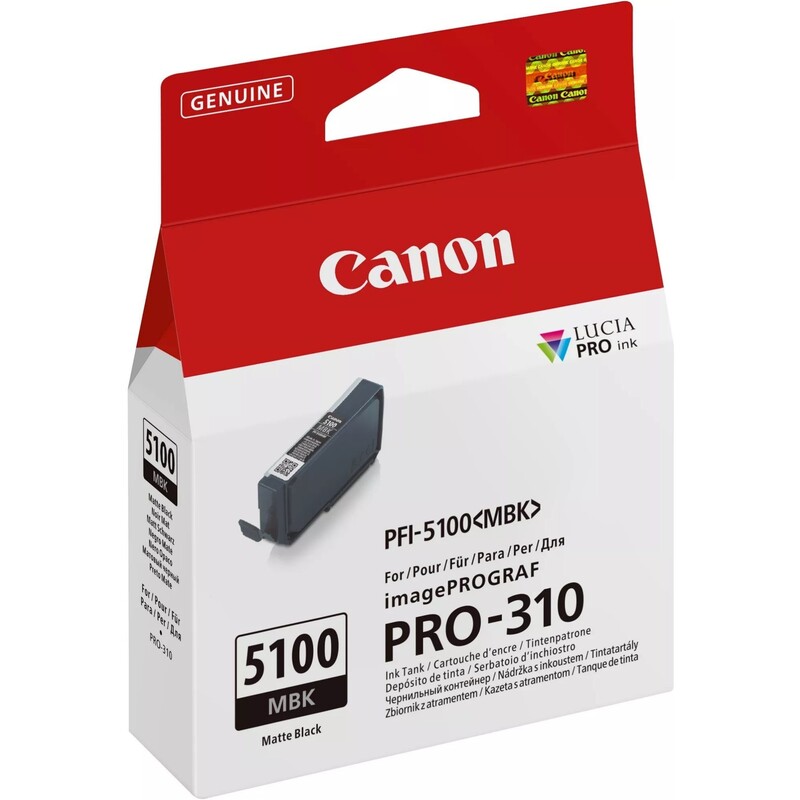 Картридж Canon (PFI-5100 MBK) imagePROGRAF PRO-310 Matte Black (6951C001)