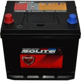 Акумулятор автомобільний Solite R Ca/Ca 65Ah 550А 12V L+ (75D23R)