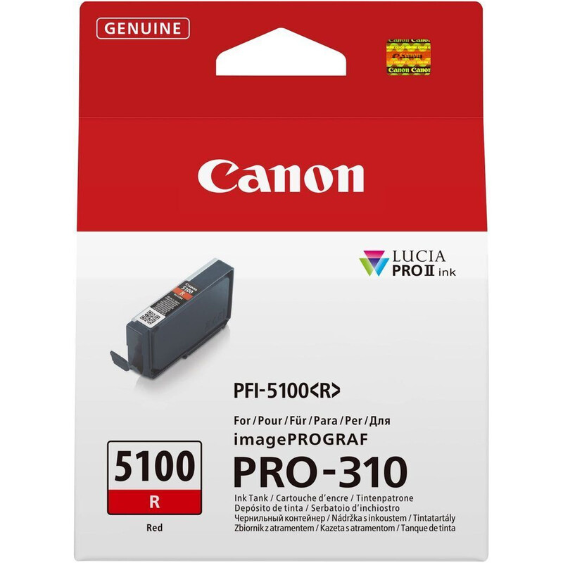 Картридж Canon (PFI-5100 R) imagePROGRAF PRO-310 Red (6958C001)