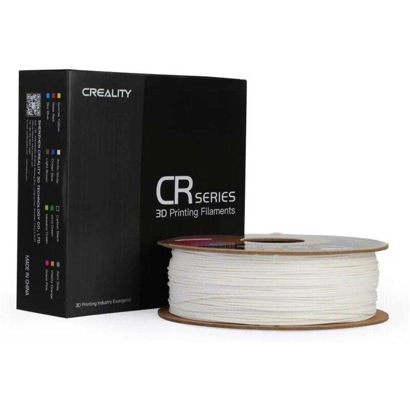 Филамент пластик Creality для 3D-принтера Creality 1.75 мм 1 кг, белый (3301010296)