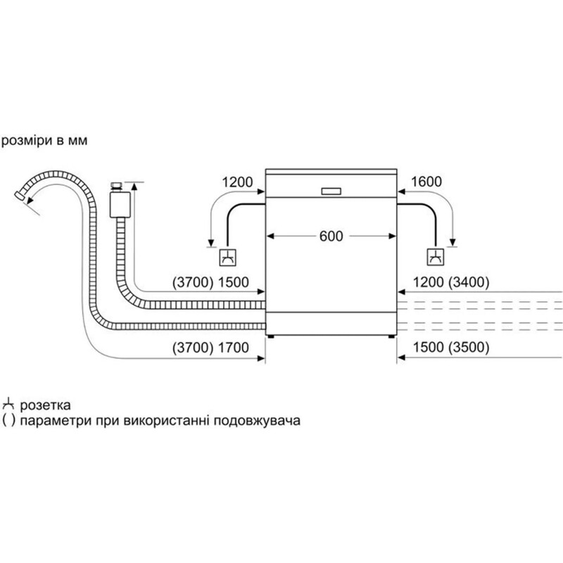 Вбудована посудомийна машина Siemens SN75EX11CE