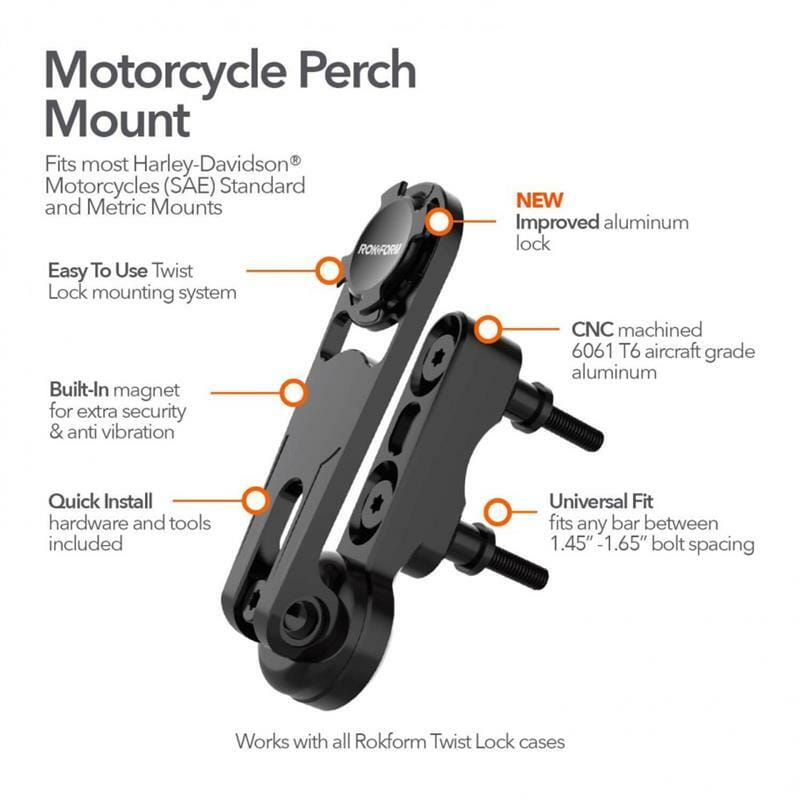 Крепление Rokform Pro Serie Motorcycle Perch Mount Universal (334201P)