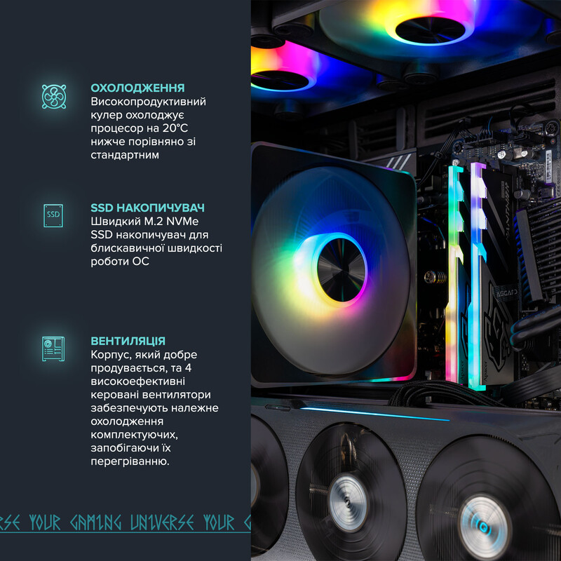 Компьютер ASGARD CREATOR RTX 5080 / Ryzen 9 9900X / DDR5 32GB / SSD 1TB (ASG-C-5080-7854)